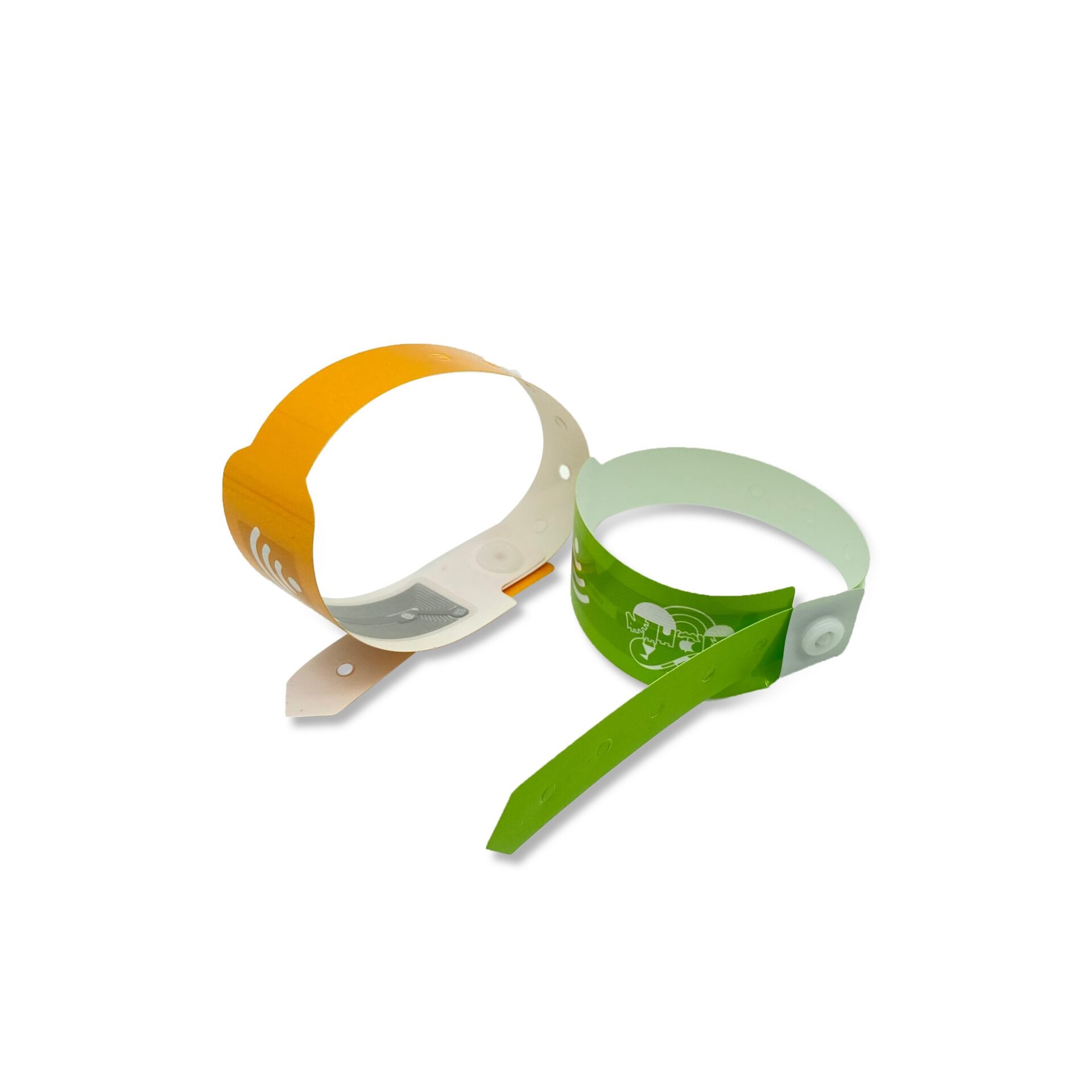Disposable Button-lock NFC Wristband
