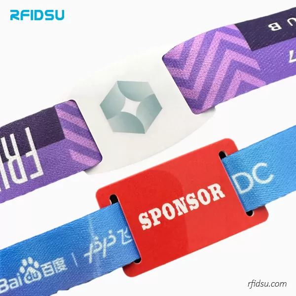 NFC Punched PVC Wristband Tag