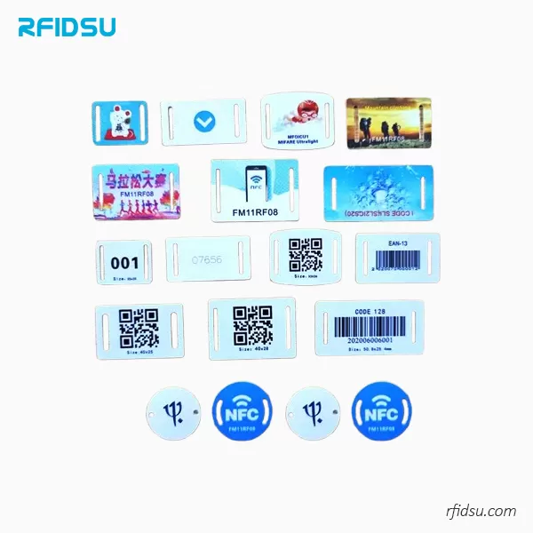 NFC Punched PVC Wristband Tag