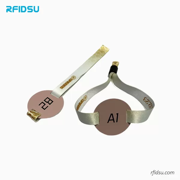 Disposable RFID Woven Wristbands