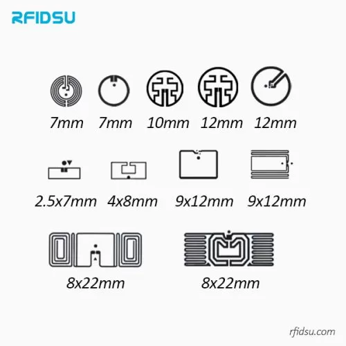 Small RFID UHF Inlays