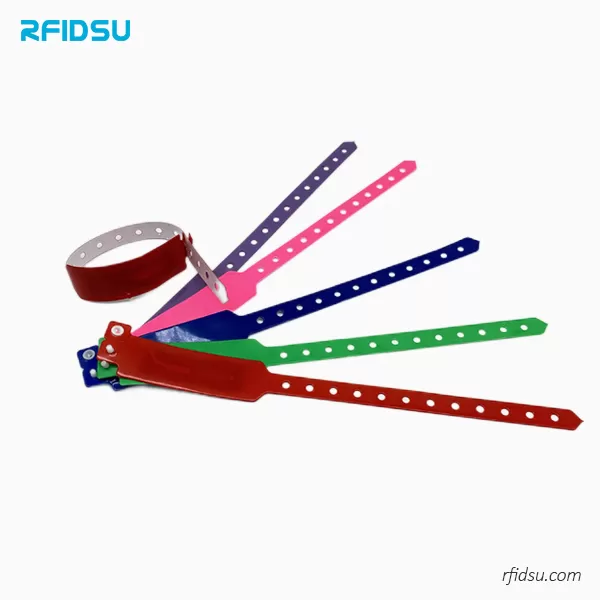 Snap Closure Vinyl RFID Wristbands