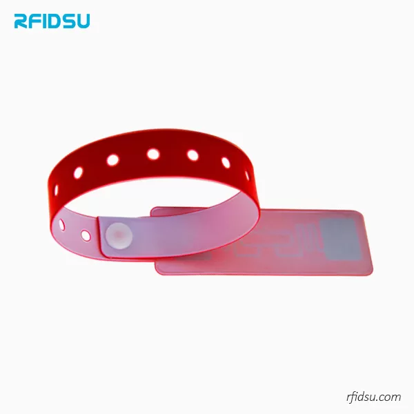 Snap Closure Vinyl RFID Wristbands