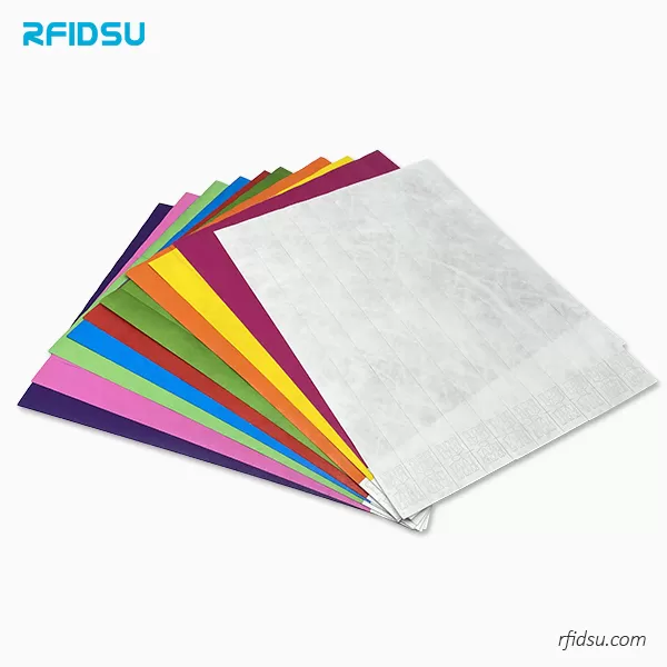 Custom Tyvek Paper RFID Wristbands