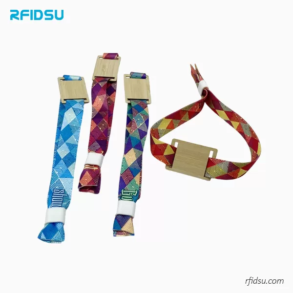 Disposable RFID Woven Wristbands