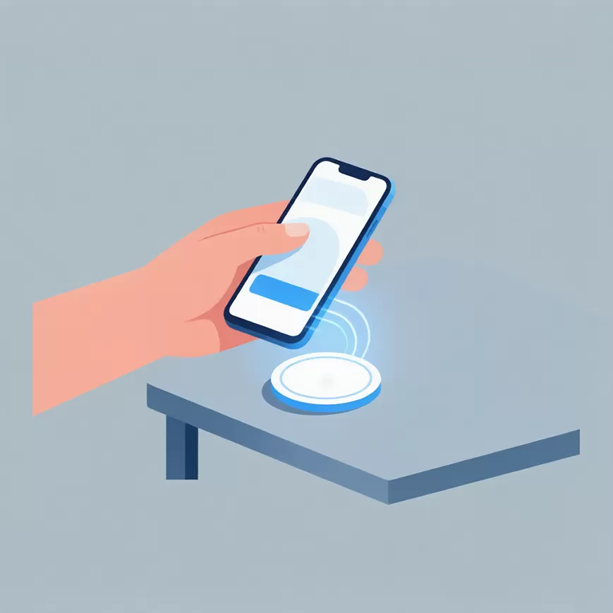 How NFC tap to review works